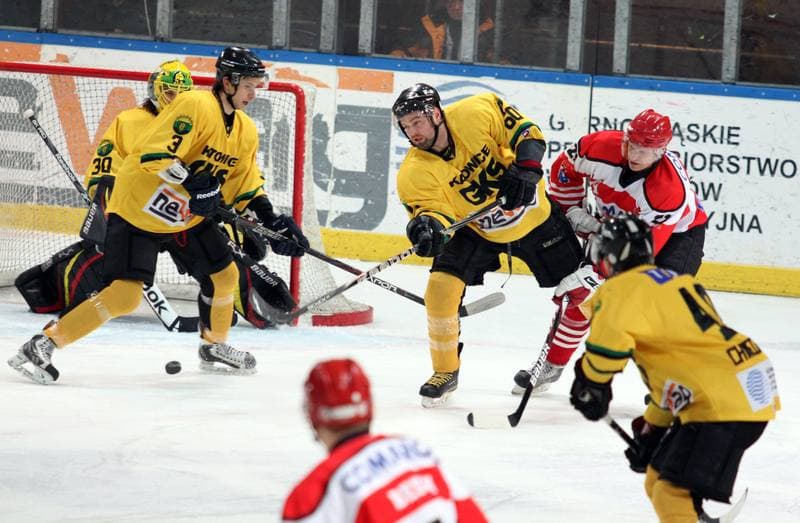 Ice Hockey. Polska Liga Hokeja na Lodzie. HC GKS Katowice - Comarch Cracovia Krakow. 27.01.2013