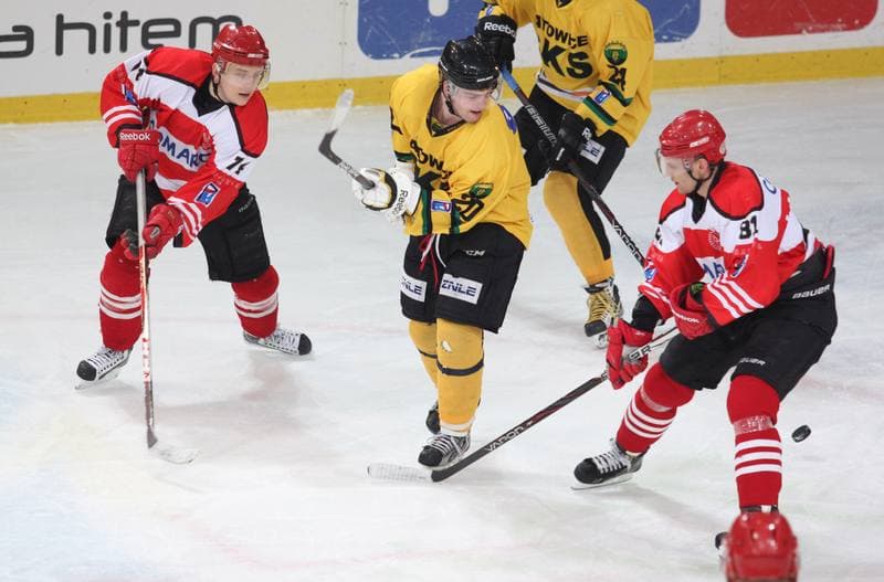 Ice Hockey. Polska Liga Hokeja na Lodzie. HC GKS Katowice - Comarch Cracovia Krakow. 27.01.2013