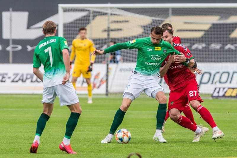 Football. Fortuna I Liga. Zaglebie Sosnowiec - Radomiak Radom. 17.06.2020