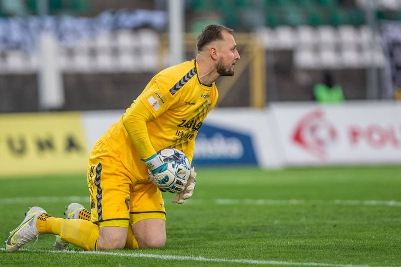 Football. Fortuna I Liga. Zaglebie Sosnowiec - LKS Lodz. 16.04.2022