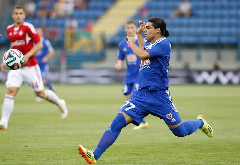 Football. T-Mobile Ekstraklasa. Wisla Krakow - Piast Gliwice. 28.07.2014