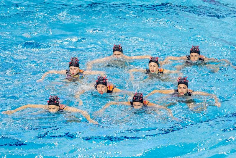 Artistic Swimming. European Games. Team Acrobatic Routine. 24.06.2023