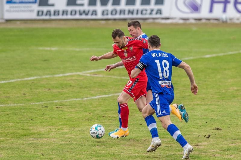 Football. Fortuna I Liga. Zaglebie Sosnowiec - Bruk-Bet Termalica Nieciecza. 27.02.2021