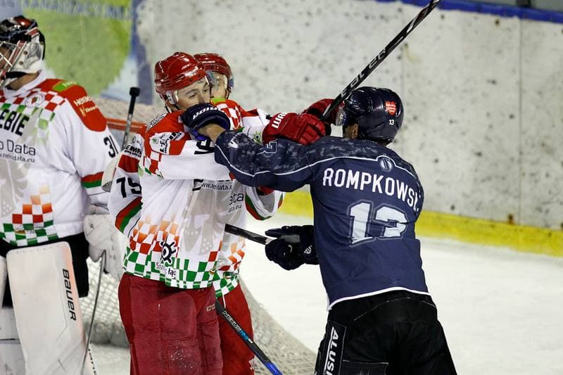 Ice Hockey. Polska Hokej Liga. Zaglebie Sosnowiec - MH Automatyka Gdansk. 02.10.2018