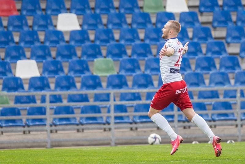 Football. PKO BP Ekstraklasa. Podbeskidzie Bielsko-Biala - Wisla Plock. 08.05.2021