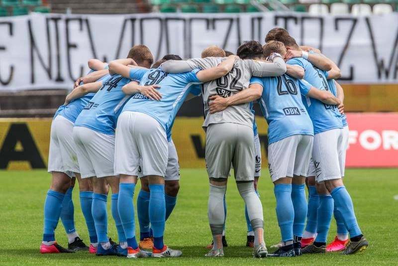 Football. Fortuna I Liga. Zaglebie Sosnowiec - Stomil Olsztyn. 07.06.2020