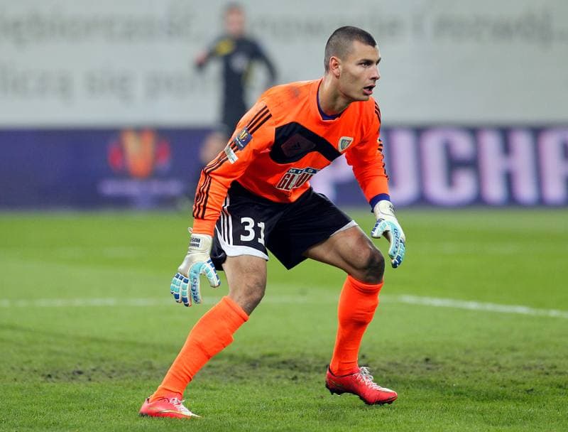 Football. T-Mobile Ekstraklasa. Piast Gliwice - Podbeskidzie Bielsko Biala. 26.04.2015