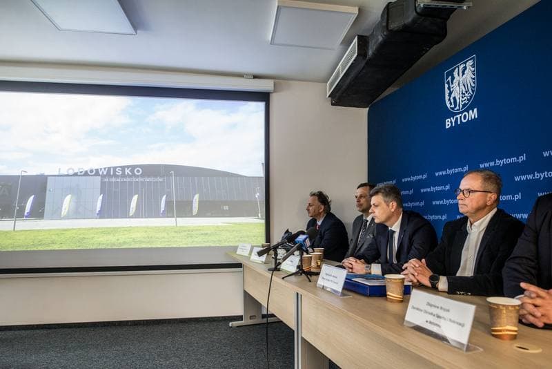Ice Hockey. Polonia Bytom. Press Conference. 31.05.2021