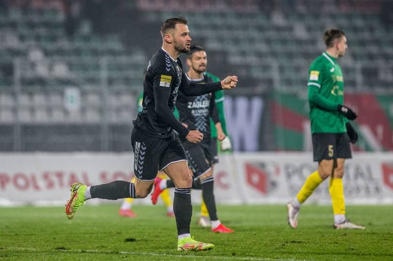 Football. Fortuna I Liga. Zaglebie Sosnowiec - GKS Jastrzebie. 02.04.2022