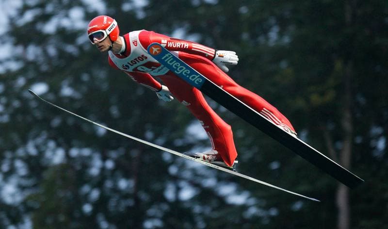 Ski Jumping. FIS Grand Prix. Dawid Kubacki - Piotr Zyla - Kamil Stoch - Maciej Kot. 25.07.2014