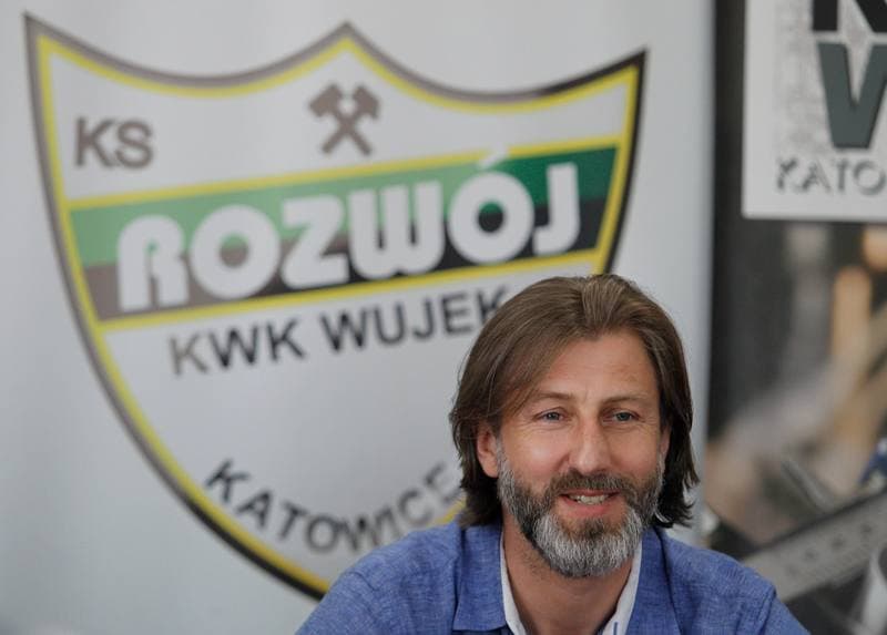 Football. Rozwoj Katowice. Press Conference. 26.06.2015