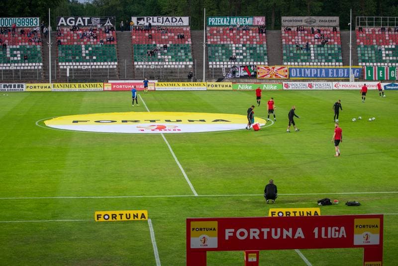 Football. Fortuna I Liga. Zaglebie Sosnowiec - Stomil Olsztyn. 14.05.2022