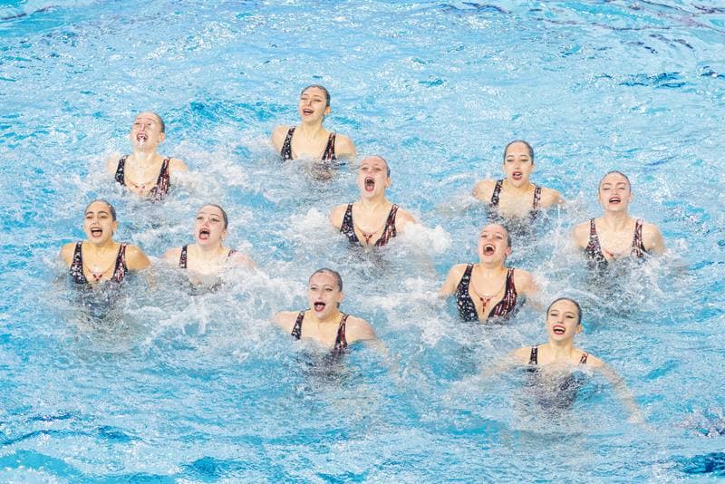 Artistic Swimming. European Games. Team Free Routine Combination. 23.06.2023