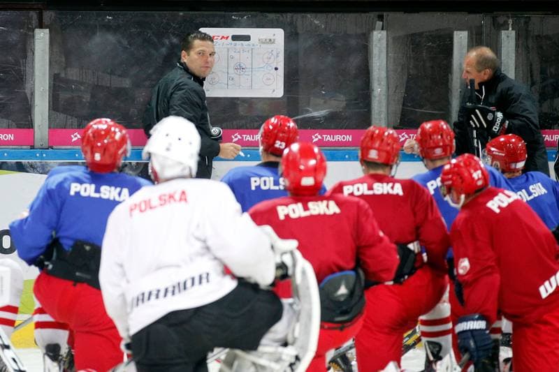 Ice Hockey. Poland national team. Training. 21.08.2018