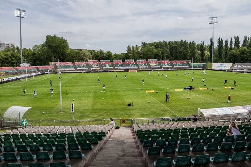 Football. Fortuna I Liga. Zaglebie Sosnowiec - Stomil Olsztyn. 07.06.2020