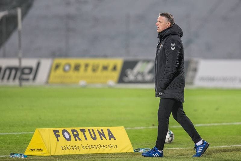 Football. Fortuna I Liga. Zaglebie Sosnowiec - Miedz Legnica. 12.12.2020