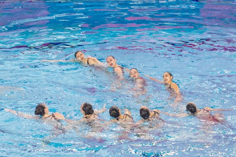 Artistic Swimming. European Games. Team Free Routine Combination. 23.06.2023
