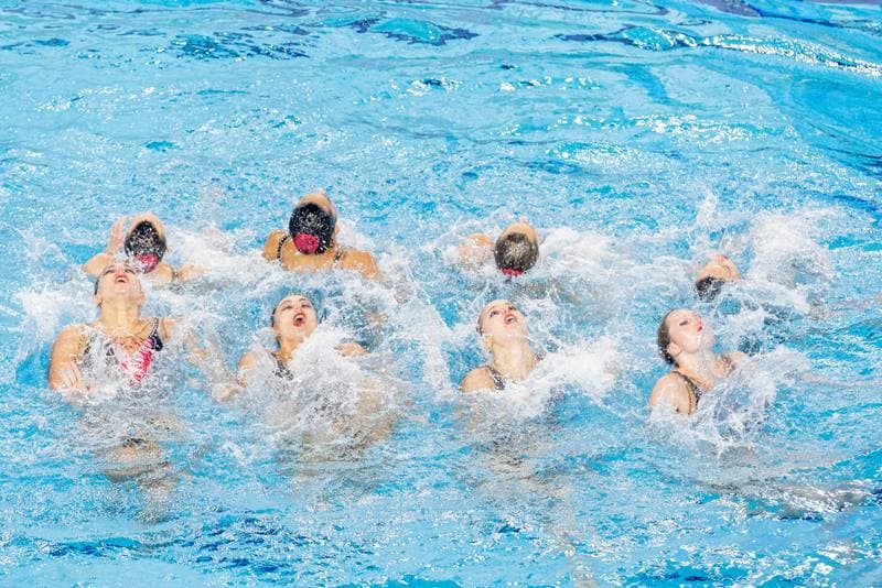 Artistic Swimming. European Games. Team Acrobatic Routine. 24.06.2023