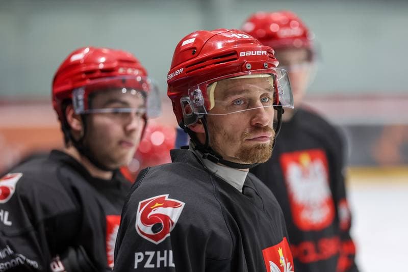 Ice Hockey. Poland national team. Training. 10.12.2023