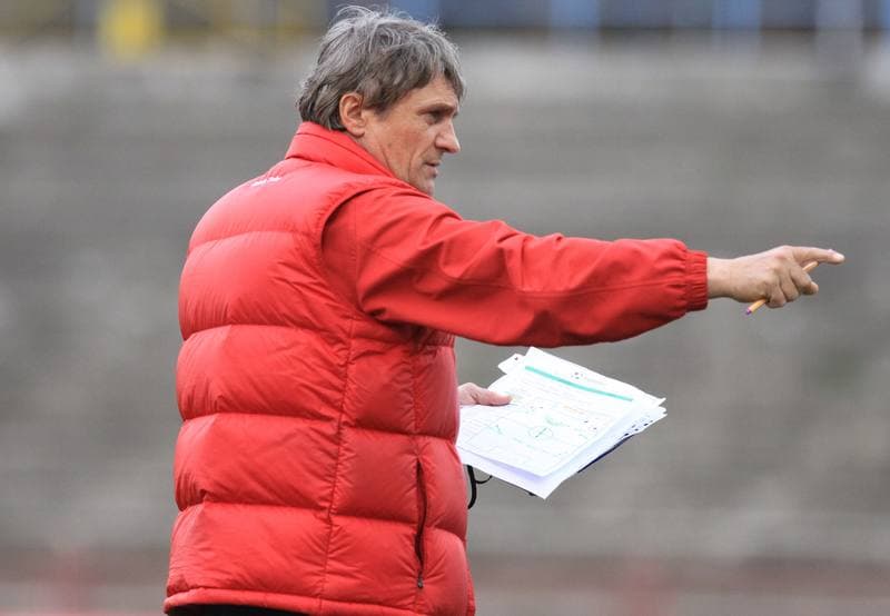 Football. Gornik Zabrze. Training. 30.03.2010