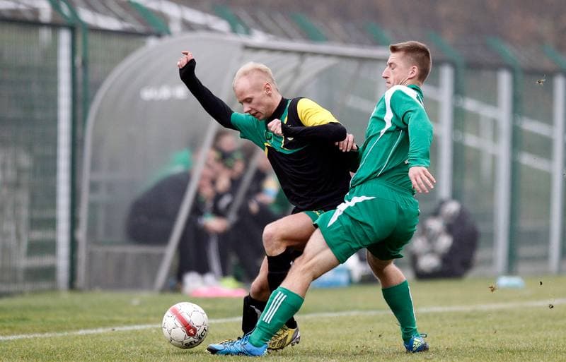 Football. III Liga Opolsko - Slaska. Grunwald Ruda Slaska - GKS Jastrzebie. 31.10.2015
