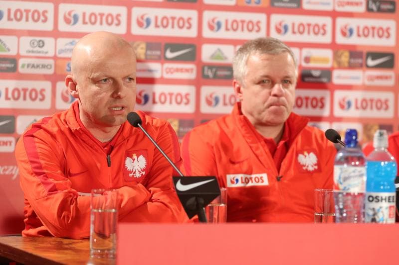 Football. Poland national team. Press Conference. 25.03.2018