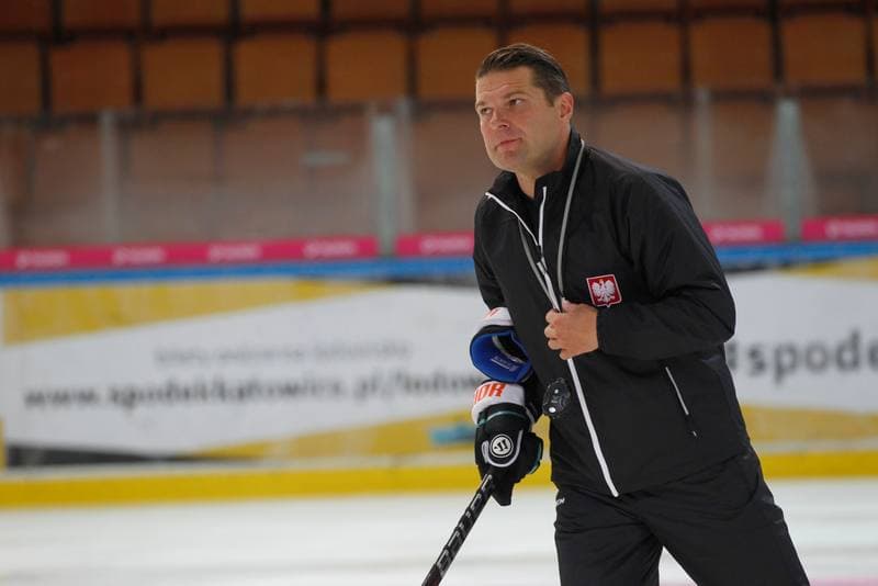 Ice Hockey. Poland national team. Training. 21.08.2018