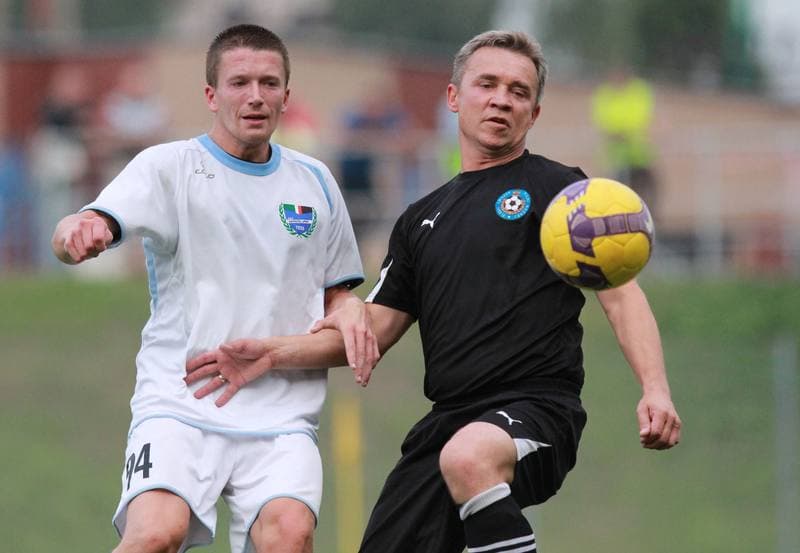 Football. Polish Cup. Naprzod Lipiny - Reprezentacja Slaskich Oldboyow. 22.08.2014
