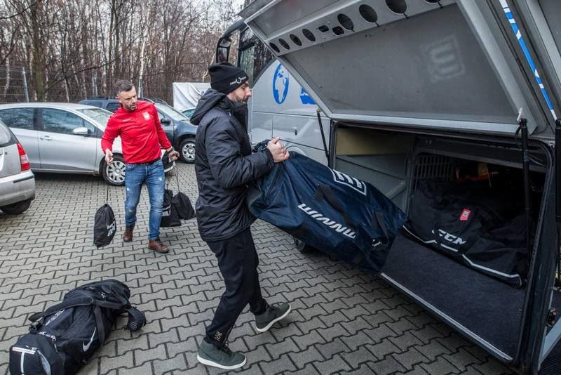 Ice Hockey. Poland national team. Departure. 03.02.2020