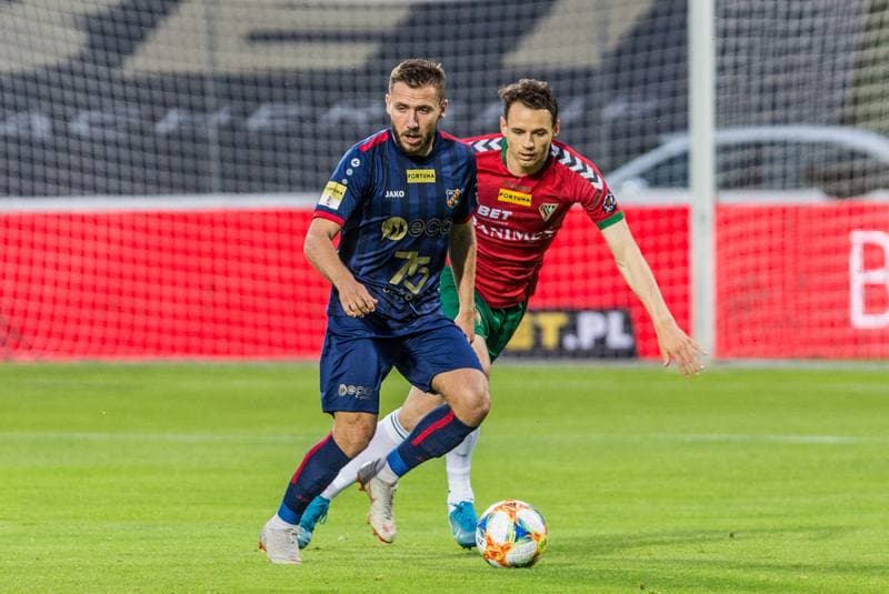 Football. Fortuna I Liga. Zaglebie Sosnowiec - Odra Opole. 26.06.2020