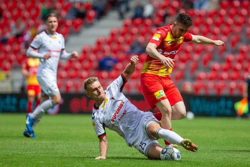 Football. Fortuna I Liga. GKS Tychy - Korona Kielce. 22.05.2022