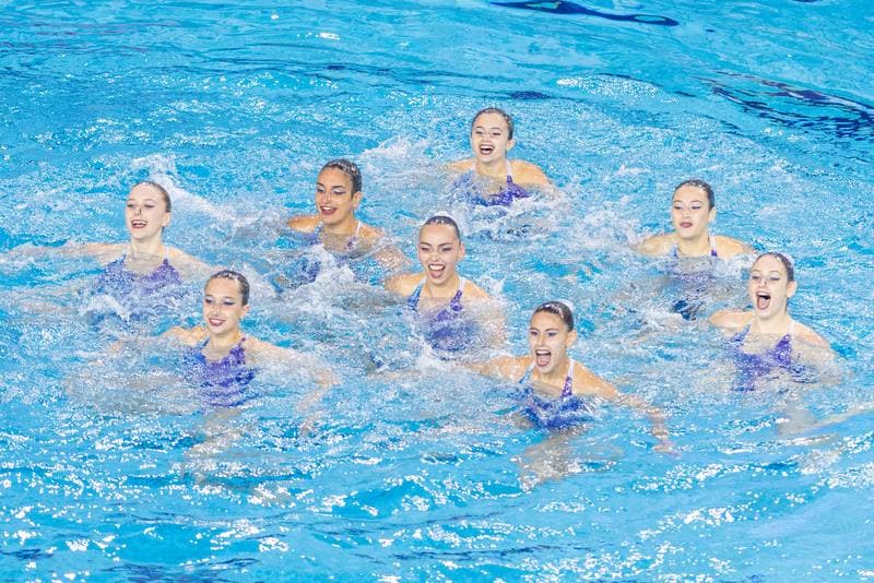 Artistic Swimming. European Games. Team Acrobatic Routine. 24.06.2023
