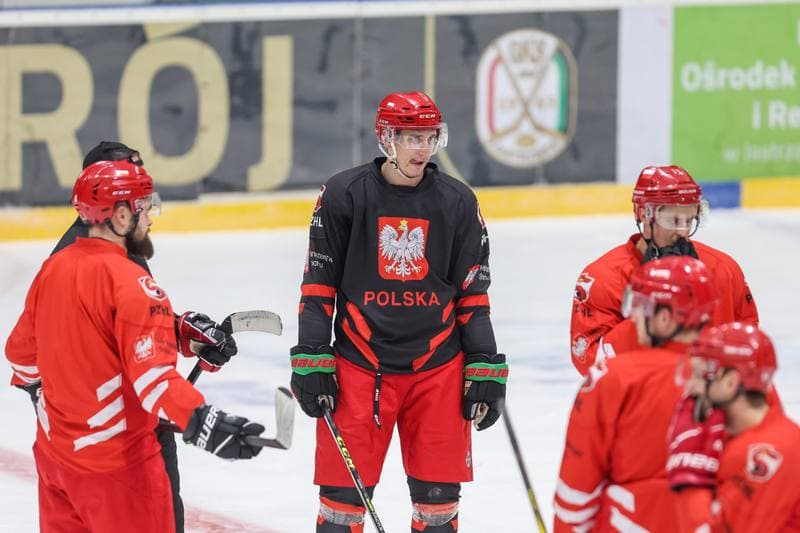 Ice Hockey. Poland national team. Training. 10.12.2023