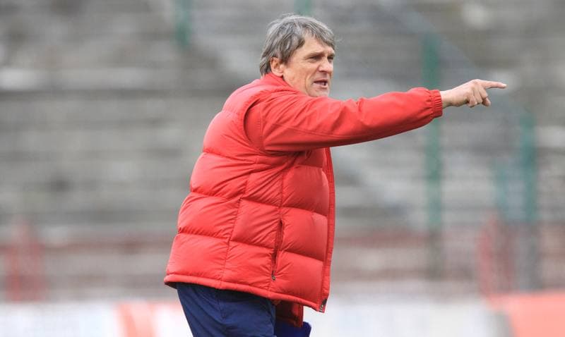 Football. Gornik Zabrze. Training. 30.03.2010