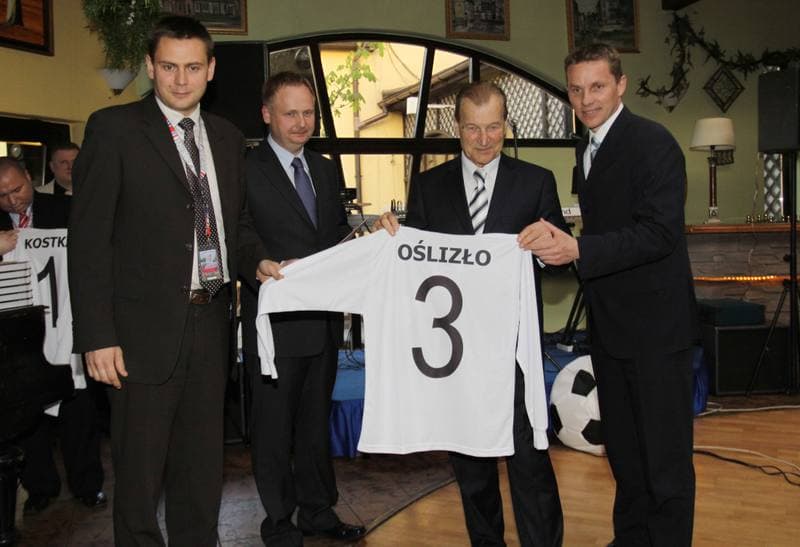 Football. Gornik Zabrze. Press Conference. 23.04.2010