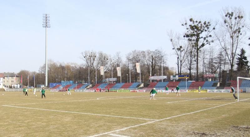 Football. I liga. Odra Wodzislaw Slaski - Warta Poznan. 12.03.2011