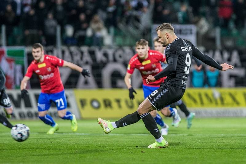 Football. Fortuna I Liga. Zaglebie Sosnowiec - Odra Opole. 25.02.2022
