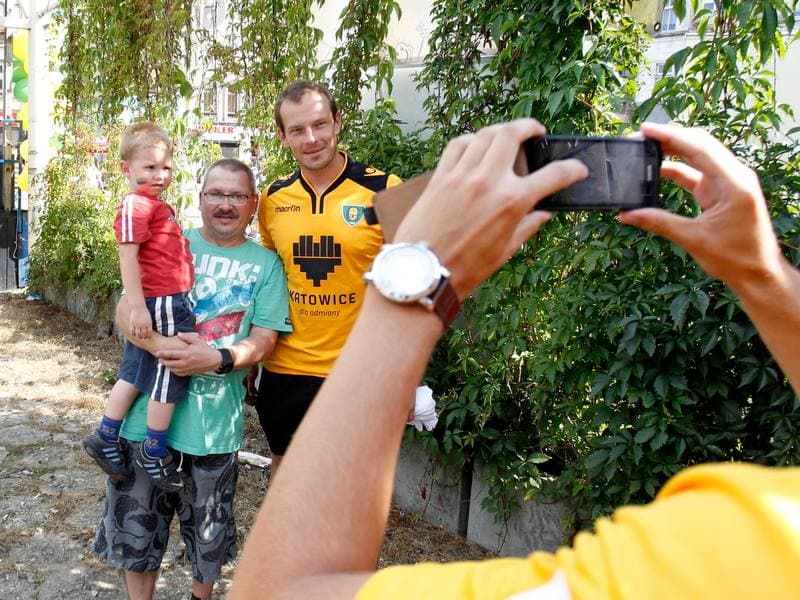 Football. GKS Katowice. Press Conference. 26.07.2014