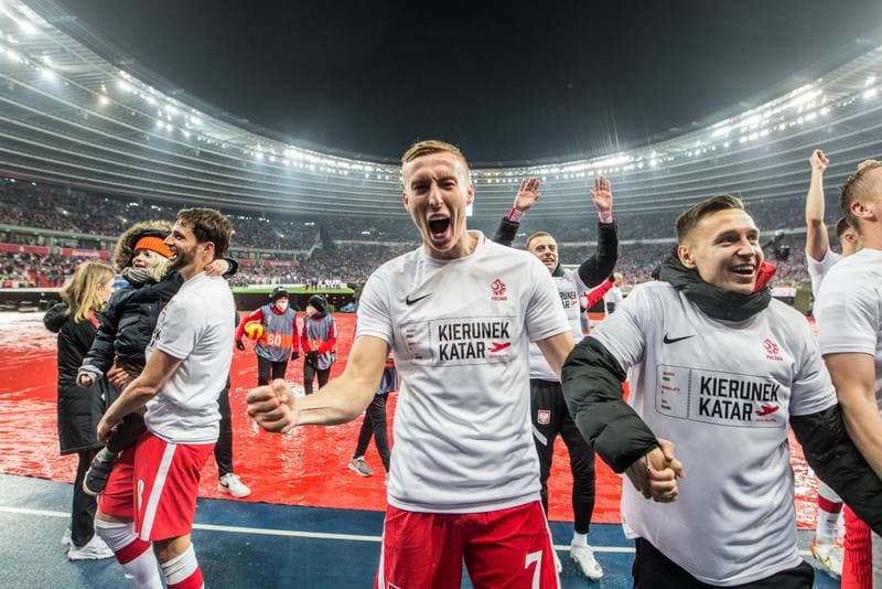 Football. FIFA World Cup Qualifiers. Poland - Sweden. 29.03.2022