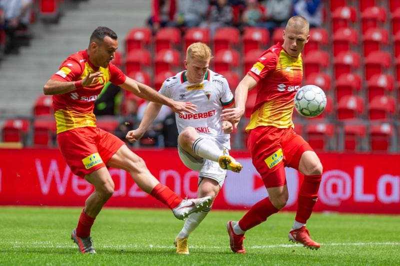 Football. Fortuna I Liga. GKS Tychy - Korona Kielce. 22.05.2022