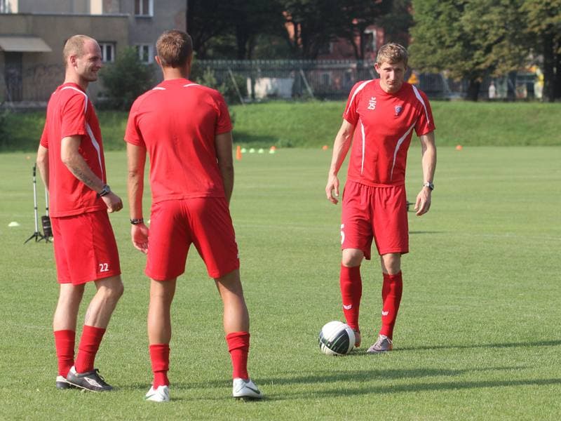 Football. Gornik Zabrze. Training. 11.01.2013