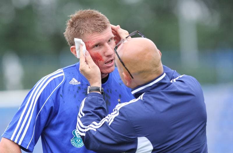 Football. Sparing. Ruch Chorzow - Flota Swinoujscie. 13.07.2012