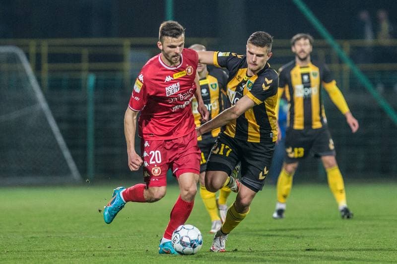 Football. Fortuna I Liga. GKS Katowice - Widzew Lodz. 06.04.2022