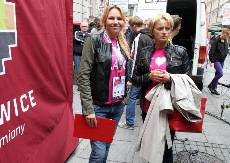 Volleyball. Promotion Action "I Love Volleyball". Anna Guzik - Ewelina Kajzerek. 10.09.2013