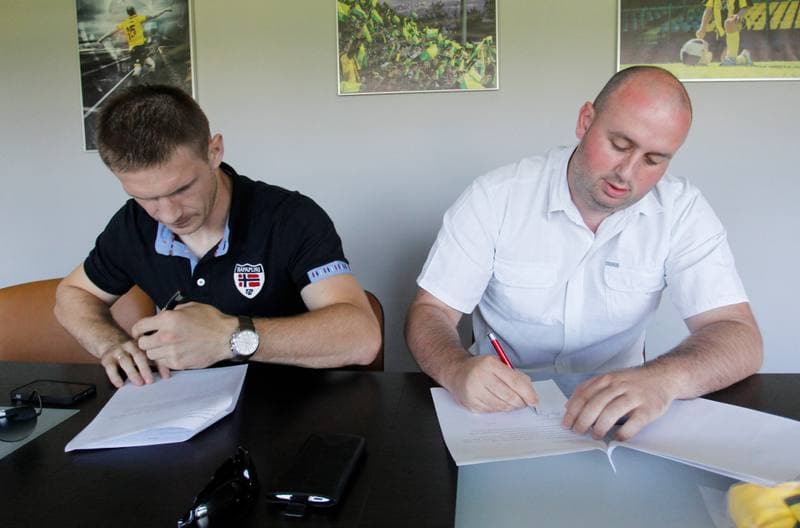 Football. GKS Katowice. Press Conference. 27.07.2014