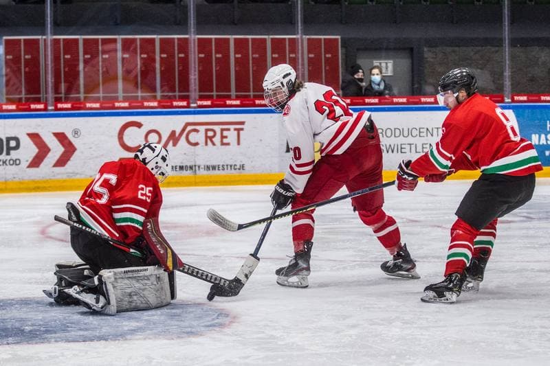 Ice Hockey. Poland U20. - Hungary U20. 08.04.2021