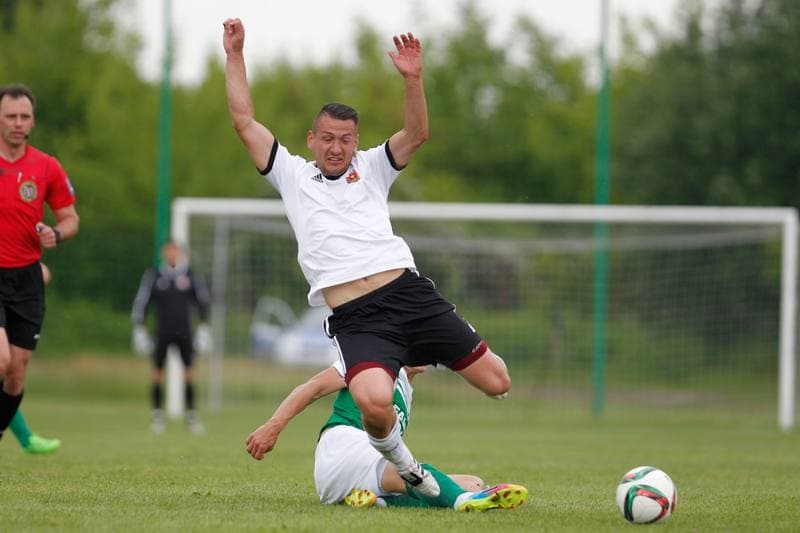 Football. Playoff II Liga. Garbarnia Krakow - Warta Poznan. 11.06.2016