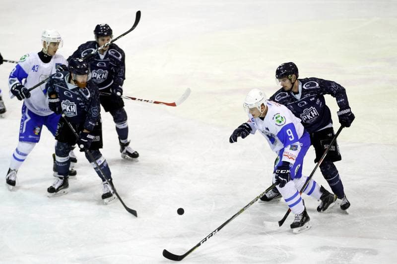 Ice Hockey. Polska Hokej Liga. Unia Oswiecim - MH Automatyka Gdansk. 01.02.2018