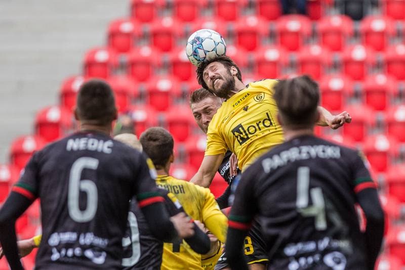 Football. Fortuna I Liga. GKS Tychy - GKS Katowice. 24.04.2022