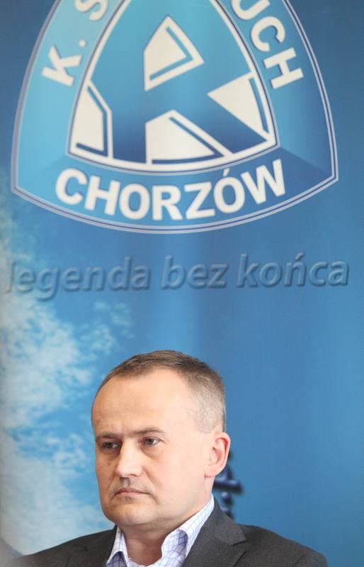 Football. Ruch Chorzow. Press Conference. 26.04.2011